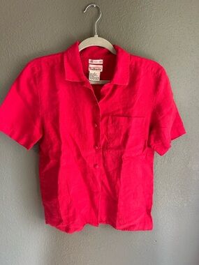 Vintage Irish Linen Talbots Blouse